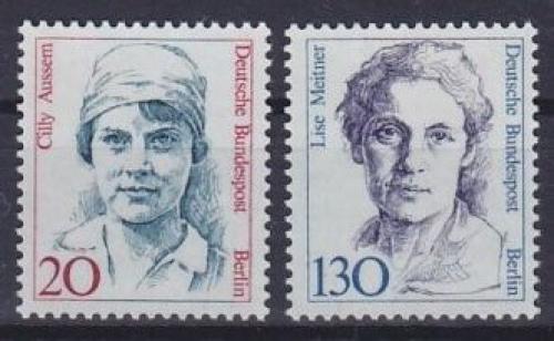 Poštové známky Západný Berlín 1988 Slavné ženy Mi# 811-12 Kat 6.50€