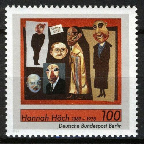 Poštová známka Západný Berlín 1989 Umenie, Hannah Höch Mi# 857