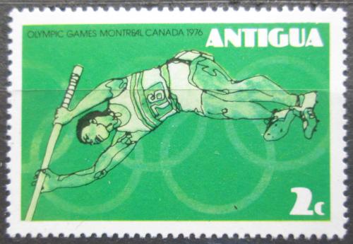 Poštová známka Antigua 1976 LOH Montreal, skok o tyèi Mi# 427