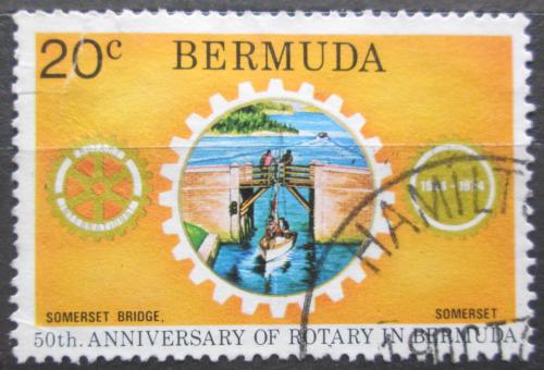 Poštová známka Bermudy 1974 Rotary klub na Bermudách, 50. výroèie Mi# 299