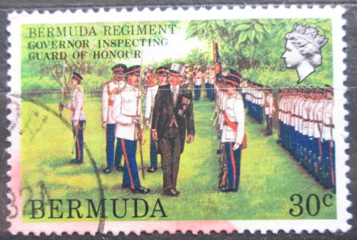 Poštová známka Bermudy 1982 Vojenská pøehlídka Mi# 414