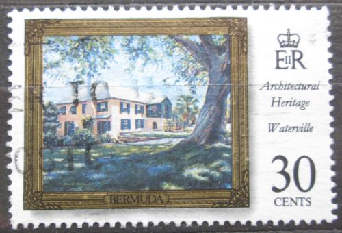 Poštová známka Bermudy 1996 Architektúra, Waterville Mi# 715