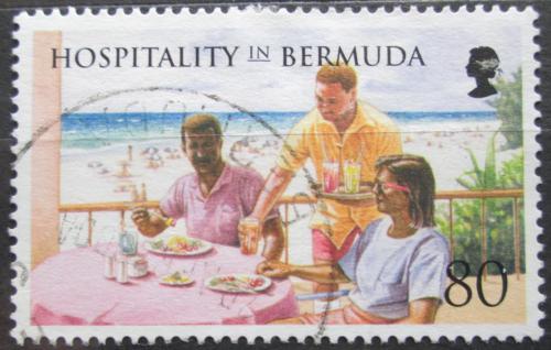 Poštová známka Bermudy 1998 Obìd v hotelu Mi# 747