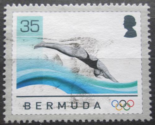 Poštová známka Bermudy 2008 LOH Peking, plavání Mi# 961