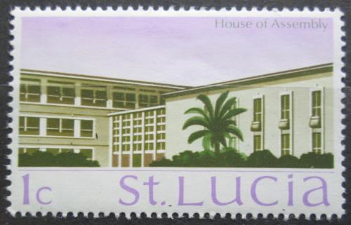 Poštová známka Svätá Lucia 1970 Architektúra Mi# 253 X