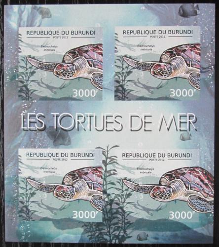 Poštové známky Burundi 2012 Kareta pravá neperf. Mi# 2791 B Bogen