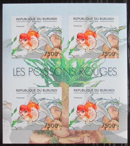 Poštové známky Burundi 2012 Pearlscale neperf. Mi# 2787 B Bogen