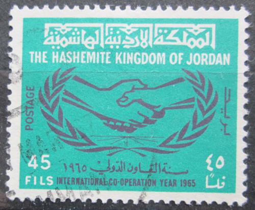 Poštová známka Jordánsko 1965 Rok mezinárodní spolupráce Mi# 563
