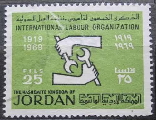 Poštová známka Jordánsko 1969 IAO, 50. výroèie Mi# 697 