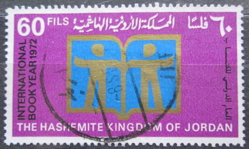 Poštová známka Jordánsko 1973 Medzinárodný rok knihy Mi# Mi# 875