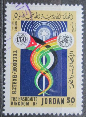 Poštová známka Jordánsko 1981 Svìtový den telekomunikací Mi# Mi# 1148