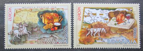 Poštové známky Rumunsko 2005 Európa CEPT, gastronomie Mi# 5935-36 Kat 7€