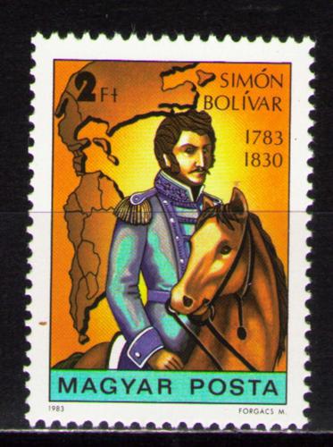 Poštová známka Maïarsko 1983 Simón Bolívar Mi# 3621