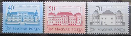 Poštové známky Maïarsko 1987 Zámky Mi# 3914-16 Kat 11€