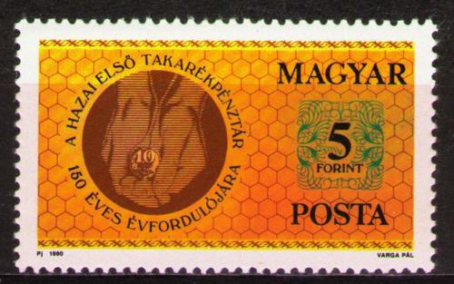 Poštová známka Maïarsko 1990 Mince Mi# 4065