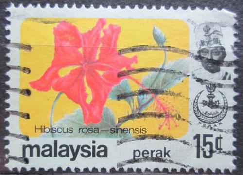 Poštová známka Malajsie, Perak 1979 Kvety Mi# 133