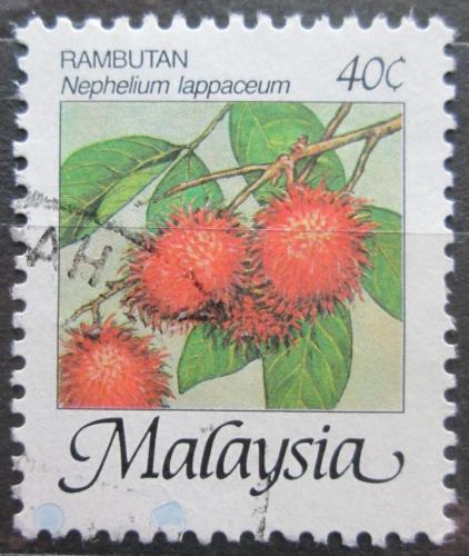 Poštová známka Malajsie 1986 Rambutan Mi# 330 I XA