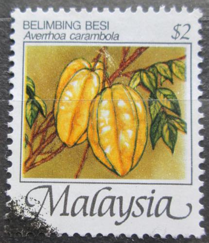 Poštová známka Malajsie 1986 Karambola obecná Mi# 334 II YD