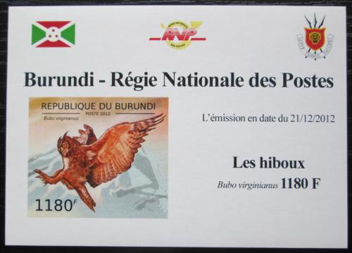 Potov znmka Burundi 2012 Vr virginsk neperf. DELUXE Mi# 2808 B Block