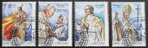 Potov znmky Guinea-Bissau 2015 Pape Jan Pavel II. Mi# 7678-81 Kat 12