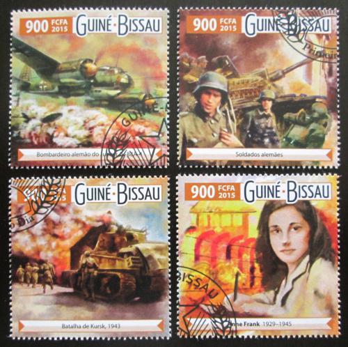 Potov znmky Guinea-Bissau 2015 Vojna a Anne Frankov Mi# 8138-41 Kat 14