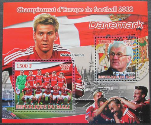 Poštové známky Mali 2012 ME ve futbale, tým Dánsko Mi# N/N