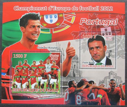 Poštové známky Mali 2012 ME ve futbale, tým Portugalsko Mi# N/N