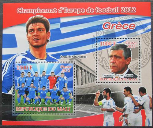 Poštové známky Mali 2012 ME ve futbale, tým Grécko Mi# N/N