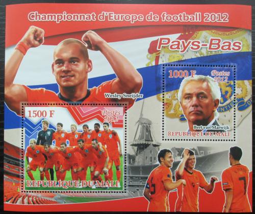 Poštové známky Mali 2012 ME ve futbale, tým Holandsko Mi# N/N