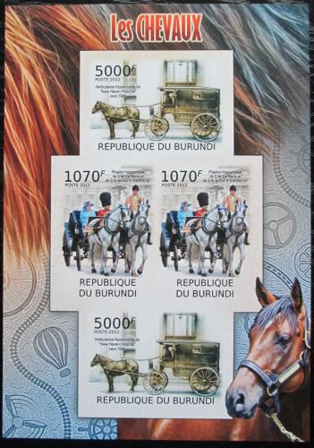 Poštové známky Burundi 2012 Dostavníky neperf. Mi# 2402,2404 B Bogen