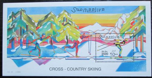 Poštová známka Somálsko 2001 Bìh na lyžích TOP SET Mi# Block 76 Kat 20€