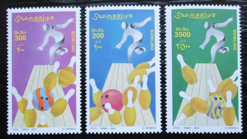 Poštové známky Somálsko 2001 Bowling TOP SET Mi# 873-75 Kat 20€