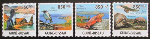 Potov znmky Guinea-Bissau 2011 Fauna na Galapgch Mi# 5283-86 Kat 14