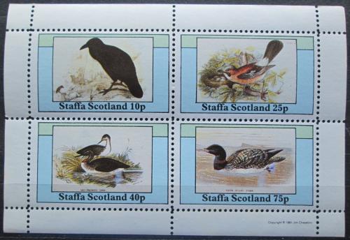 Poštové známky Staffa, Skotsko 1986 Vtáci Mi# N/N