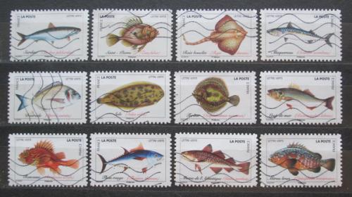 Poštové známky Francúzsko 2019 Ryby Mi# 7262-73 Kat 24€