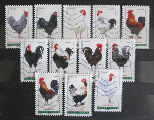 Poštové známky Francúzsko 2016 Kohouti Mi# 6395-6406 Kat 19€