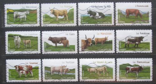 Poštové známky Francúzsko 2014 Francúzské krávy Mi# 5779-90 Kat 16.80€