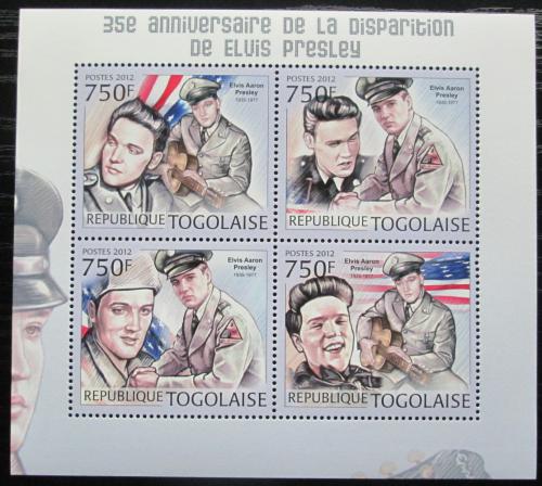 Poštové známky Togo 2012 Elevys Presley Mi# 4563-66 Kat 12€