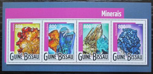 Poštové známky Guinea-Bissau 2015 Minerály Mi# 7910-13 Kat 13€