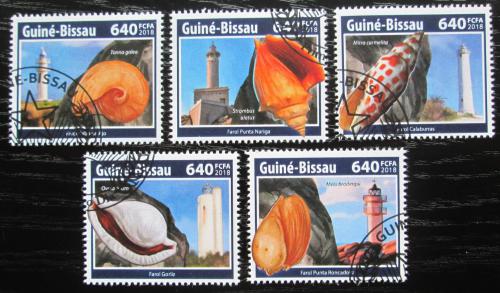 Poštové známky Guinea-Bissau 2018 Mušle a majáky Mi# 9738-42 Kat 12€