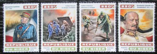Potov znmky Niger 2016 Bitka u Verdunu Mi# 4642-45 Kat 13