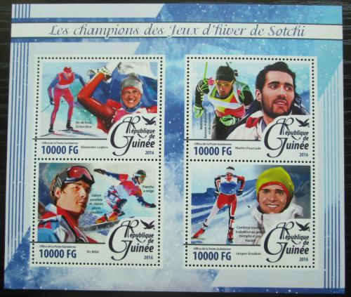 Poštové známky Guinea 2016 ZOH Soèi Mi# 11766-69 Kat 16€