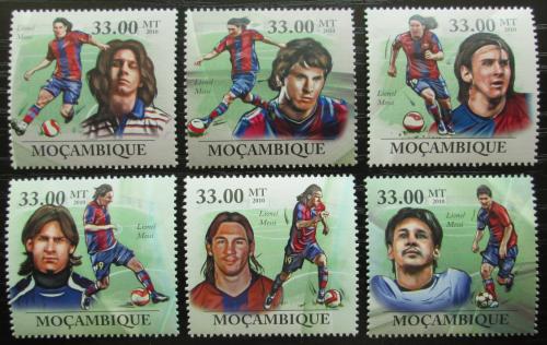 Poštové známky Mozambik 2010 Lionel Messi, futbalista Mi# N/N Kat 10€
