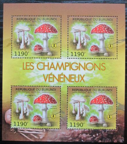 Poštové známky Burundi 2012 Muchomùrka jarní Mi# 2744 Bogen