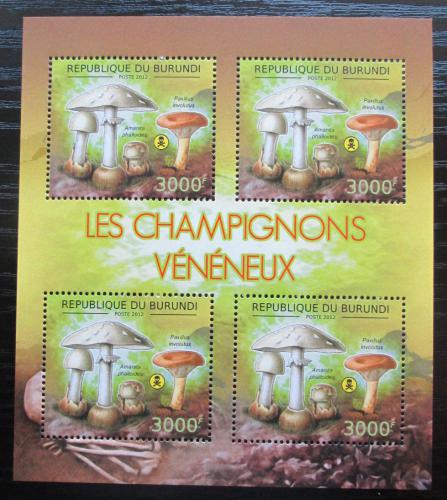 Poštové známky Burundi 2012 Muchomùrka zelená Mi# 2746 Bogen
