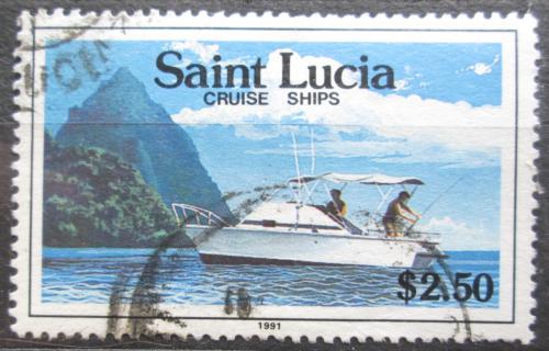 Poštová známka Svätá Lucia 1991 Motorový èlun Mi# 989 Kat 8€