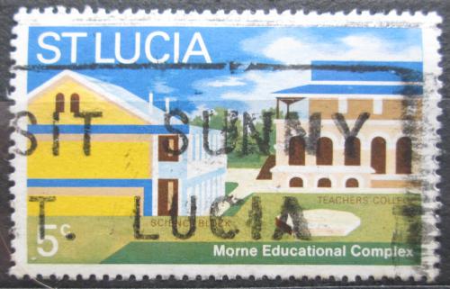 Poštová známka Svätá Lucia 1972 Vzdìlávací centrum v Morne Mi# 308