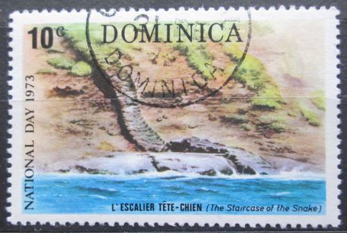 Poštová známka Dominika 1973 Hadí schody Mi# 384