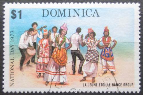 Poštová známka Dominika 1973 Taneèníci Mi# 387