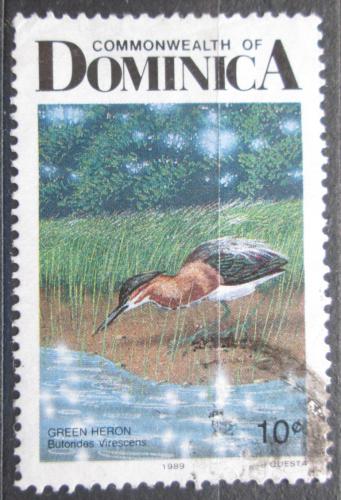 Poštová známka Dominika 1989 Volavka promìnlivá Mi# 1006 IIC